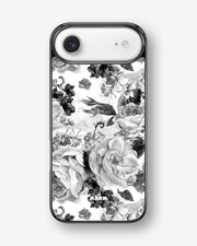 iPhone Air Hard Case – Black & White Bloom - View 1