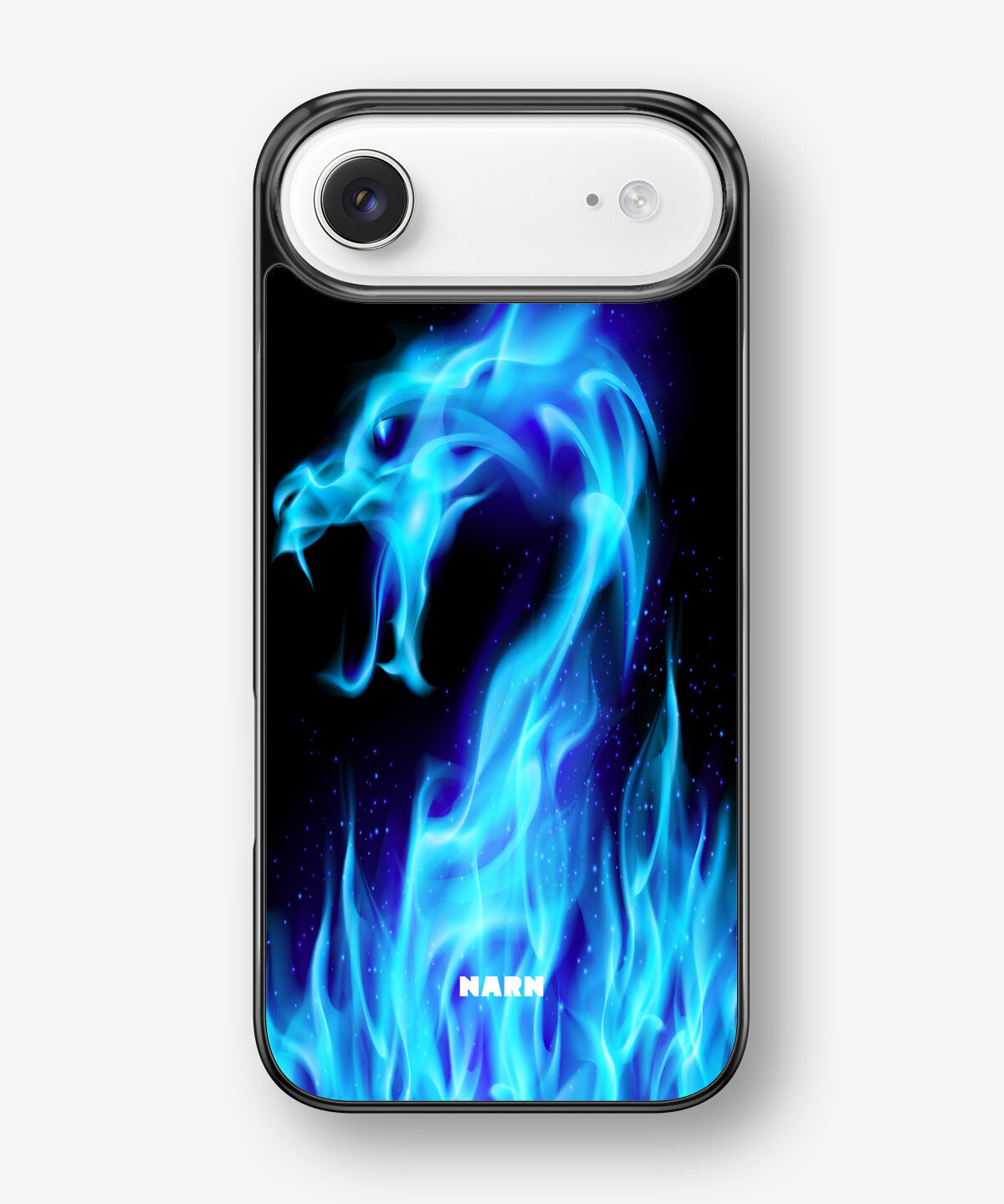 iPhone Air Hard Case – Blue Flames Dragon - View 1