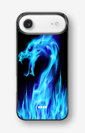 iPhone Air Hard Case – Blue Flames Dragon - View 1