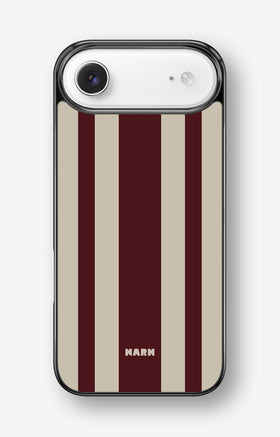 iPhone Air Hard Case – Bordeaux Stripe - View 1