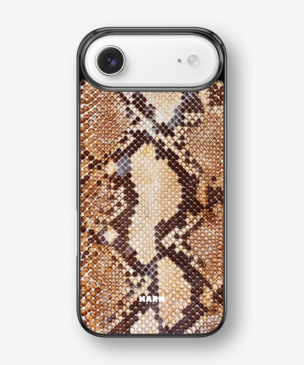 iPhone Air Hard Case – Brown Snakeskin - View 1