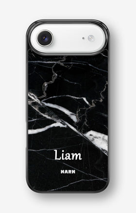 iPhone Air Hard Case – Custom - Black Marble - View 1
