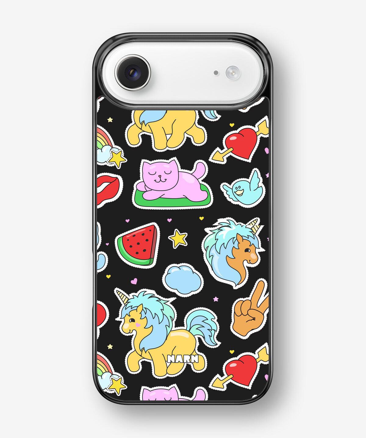 iPhone Air Hard Case – Cute Stickers - View 1