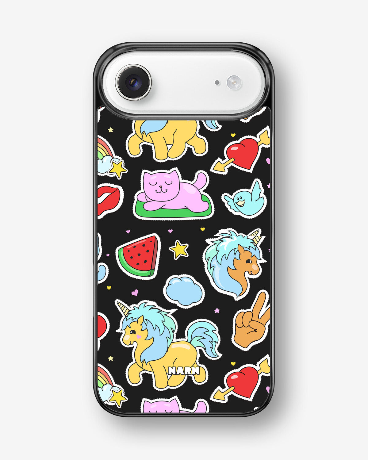 iPhone Air Hard Case – Cute Stickers - View 1