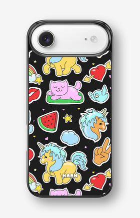 iPhone Air Hard Case – Cute Stickers - View 1