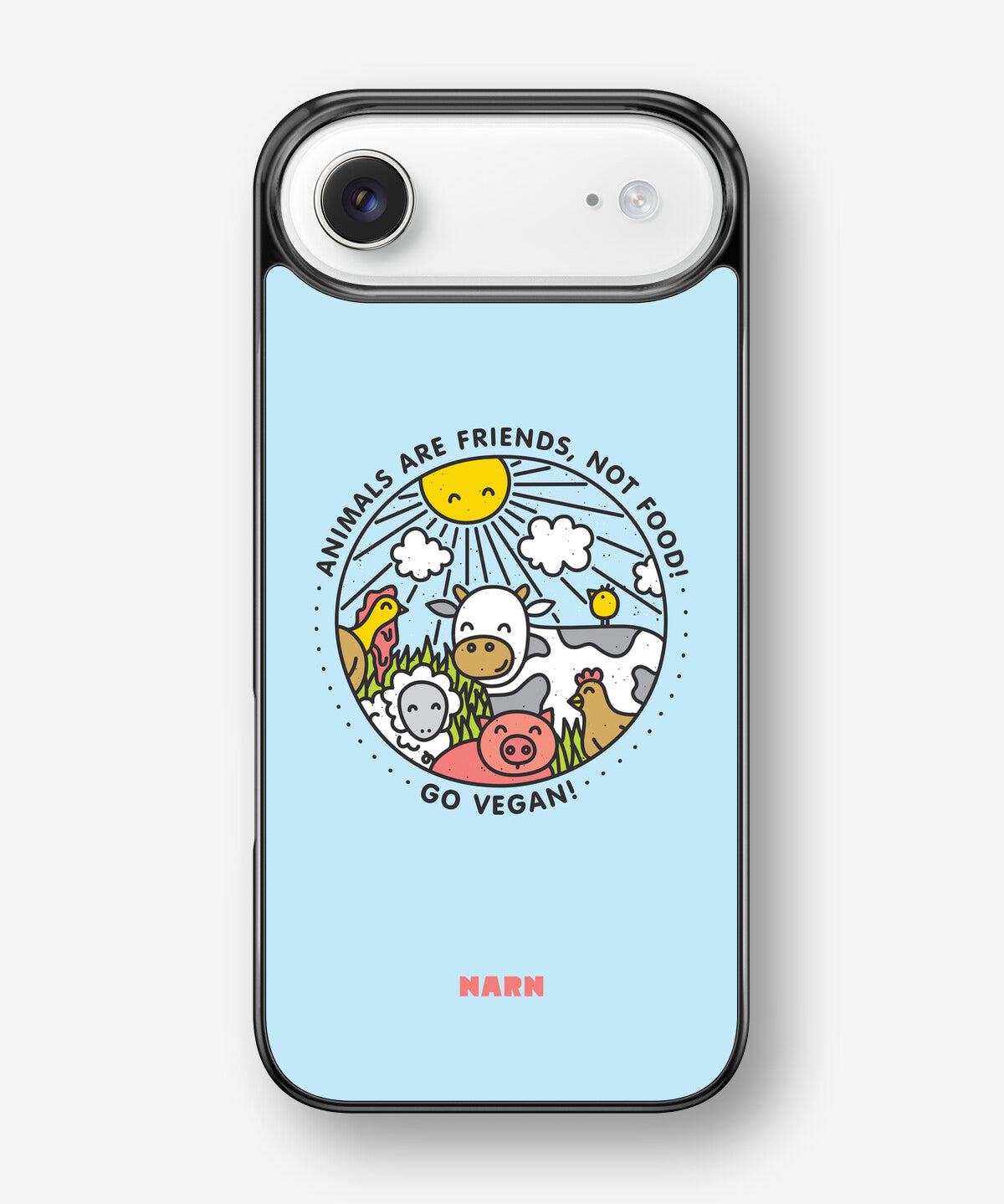 iPhone Air Hard Case – Friends, Not Food - View 1