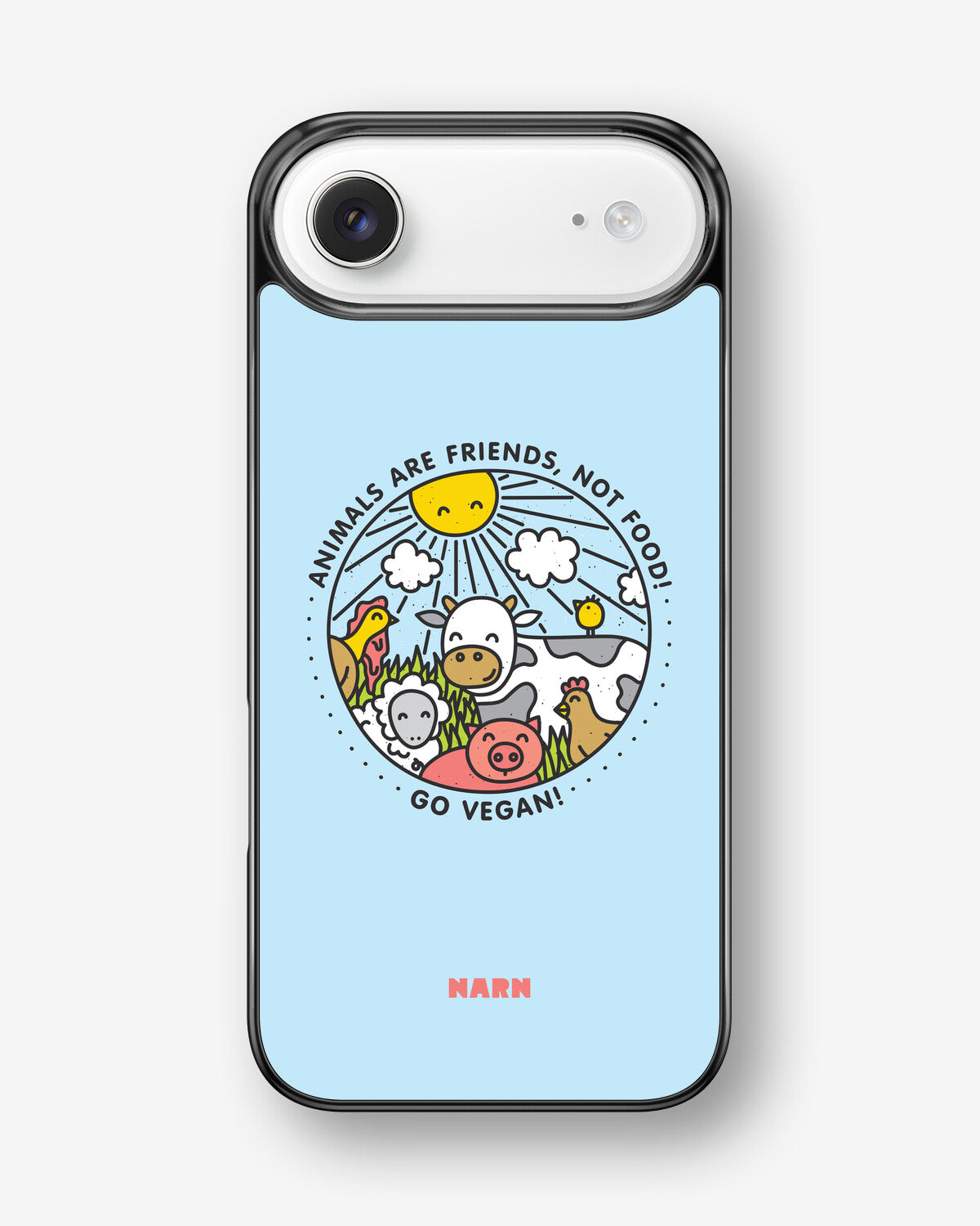 iPhone Air Hard Case – Friends, Not Food - View 1