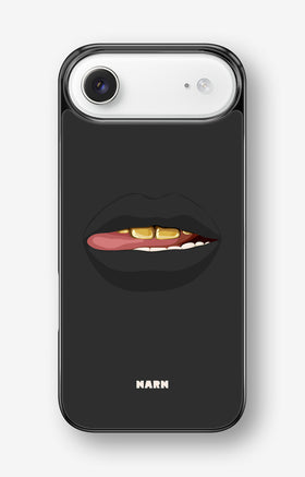 iPhone Air Hard Case – Golden Lips - View 1