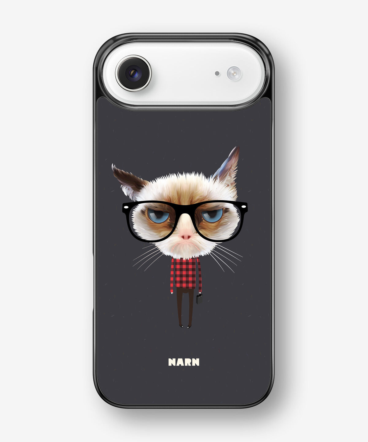 iPhone Air Hard Case – Hipster Cat - View 1