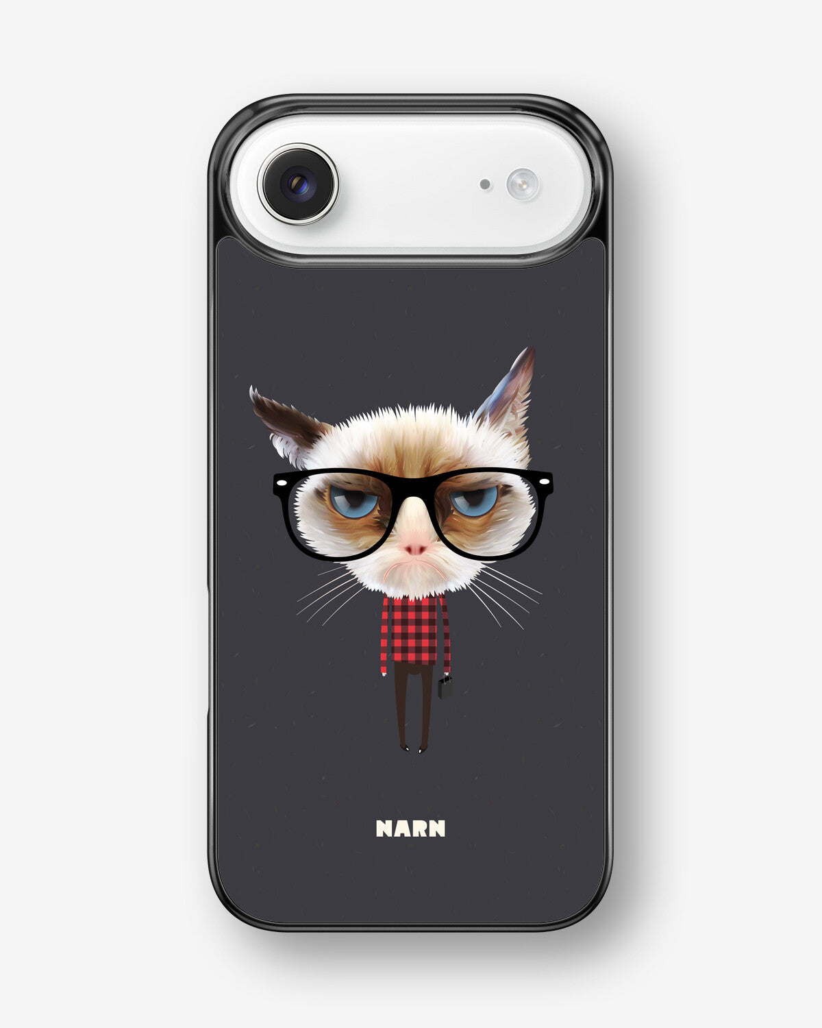 iPhone Air Hard Case – Hipster Cat - View 1