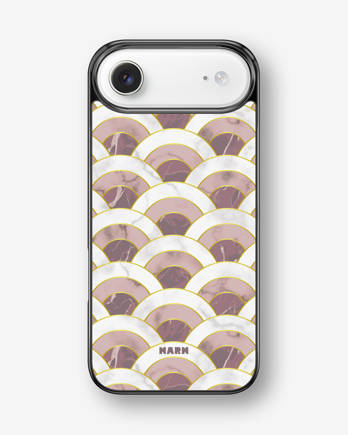 iPhone Air Hard Case – Pink Marble Waves - View 1