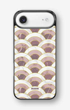 iPhone Air Hard Case – Pink Marble Waves - View 1