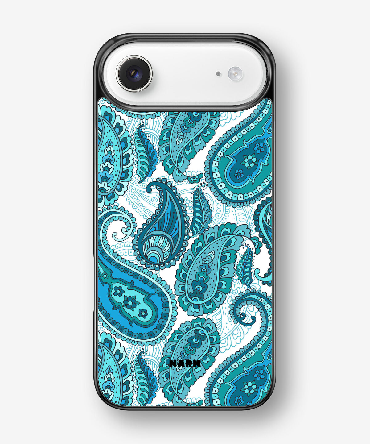 iPhone Air Hard Case – Turquoise Paisley - View 1