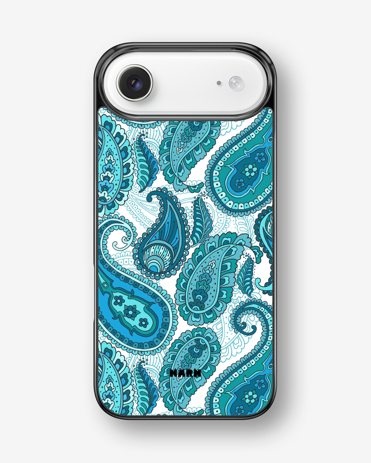 iPhone Air Hard Case – Turquoise Paisley - View 1