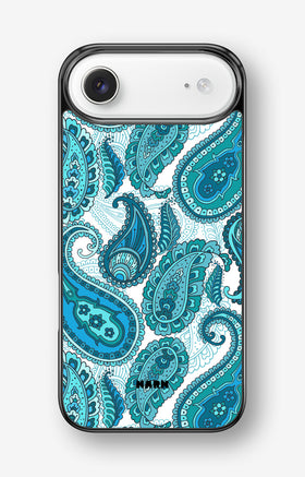 iPhone Air Hard Case – Turquoise Paisley - View 1