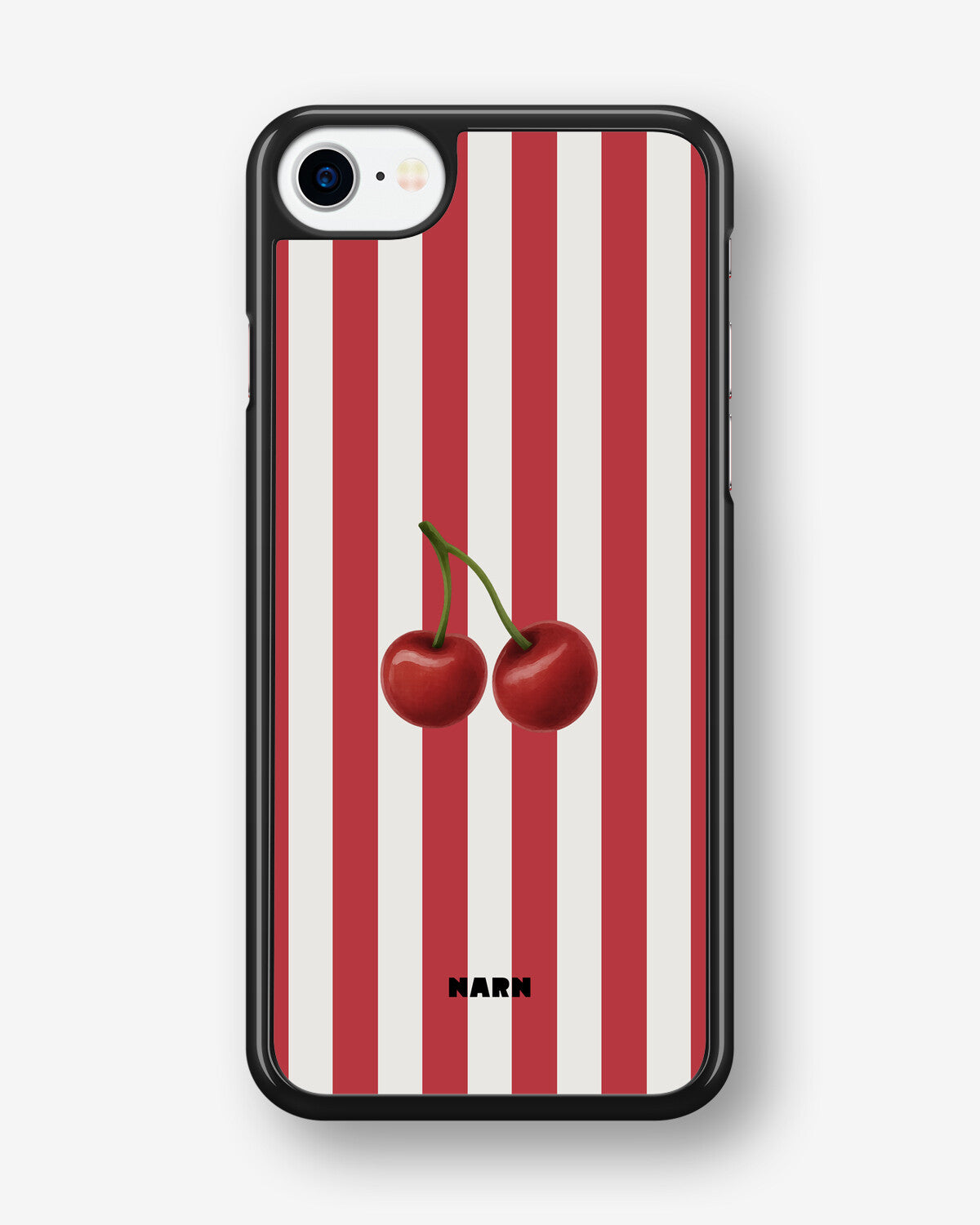 iPhone SE (2020/2022) Hard Case – Cherry Stripes - View 1
