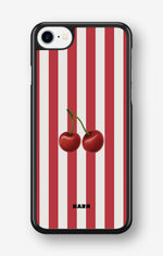 iPhone SE (2020/2022) Hard Case – Cherry Stripes - View 1