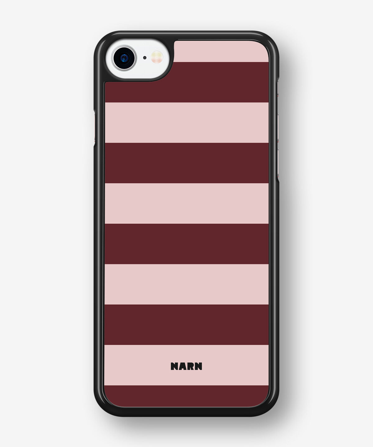 iPhone SE (2020/2022) Hard Case – Cranberry Stripe - View 1