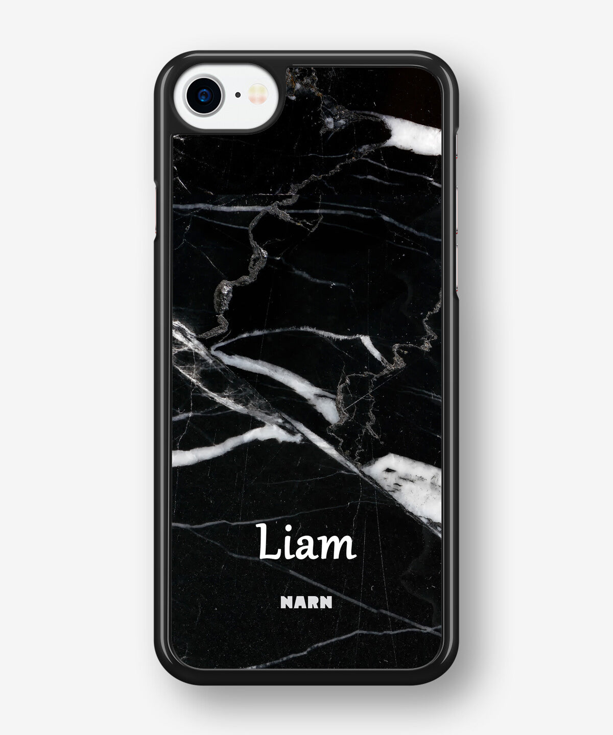 iPhone SE (2020/2022) Hard Case – Custom - Black Marble - View 1