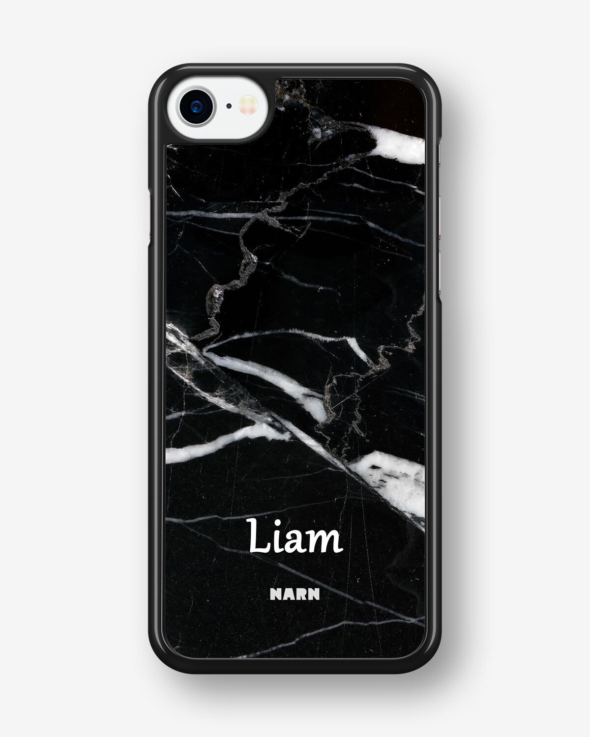 iPhone SE (2020/2022) Hard Case – Custom - Black Marble - View 1