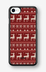 iPhone SE (2020/2022) Hard Case – Reindeer Knit - View 1