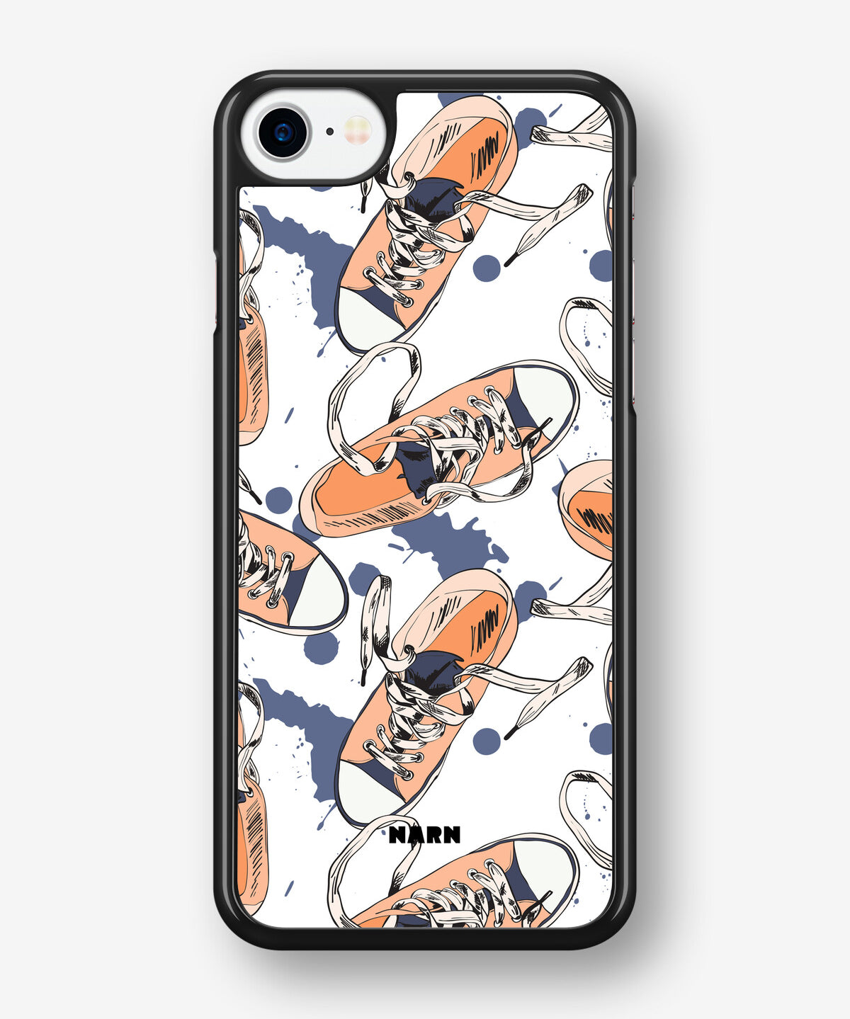 iPhone SE (2020/2022) Hard Case – Apricot Sneakers - View 1