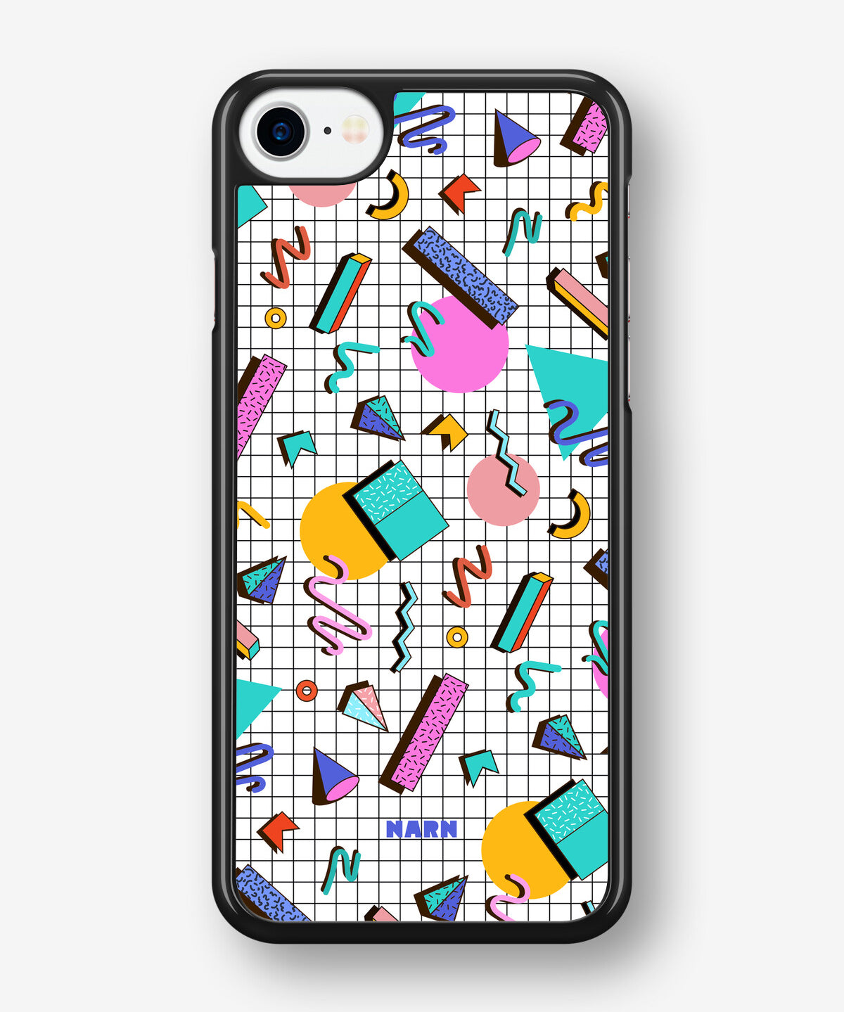 iPhone SE (2020/2022) Hard Case – 80s Memphis - View 1