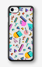 iPhone SE (2020/2022) Hard Case – 80s Memphis - View 1