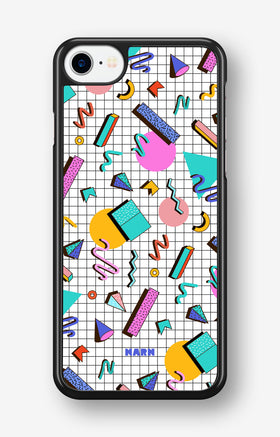 iPhone SE (2020/2022) Hard Case – 80s Memphis - View 1