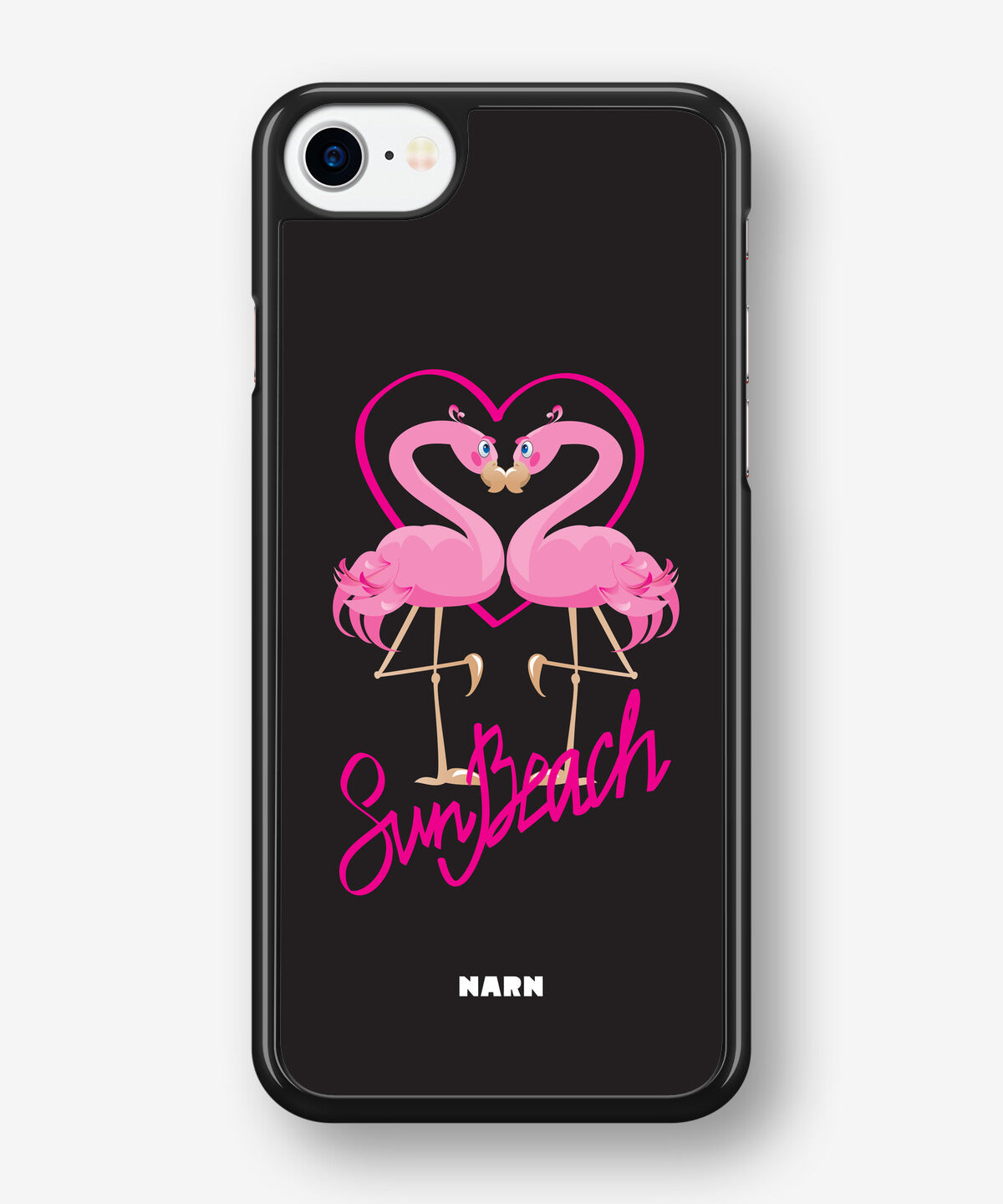 iPhone SE (2020/2022) Hard Case – Beach Flamingo - View 1