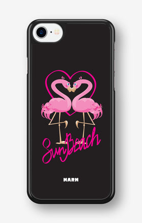 iPhone SE (2020/2022) Hard Case – Beach Flamingo - View 1