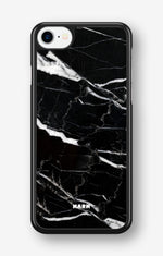 iPhone SE (2020/2022) Hard Case – Black Marble - View 1