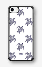 iPhone SE (2020/2022) Hard Case – Blue Turtles - View 1