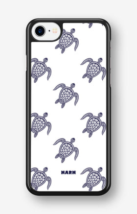 iPhone SE (2020/2022) Hard Case – Blue Turtles - View 1
