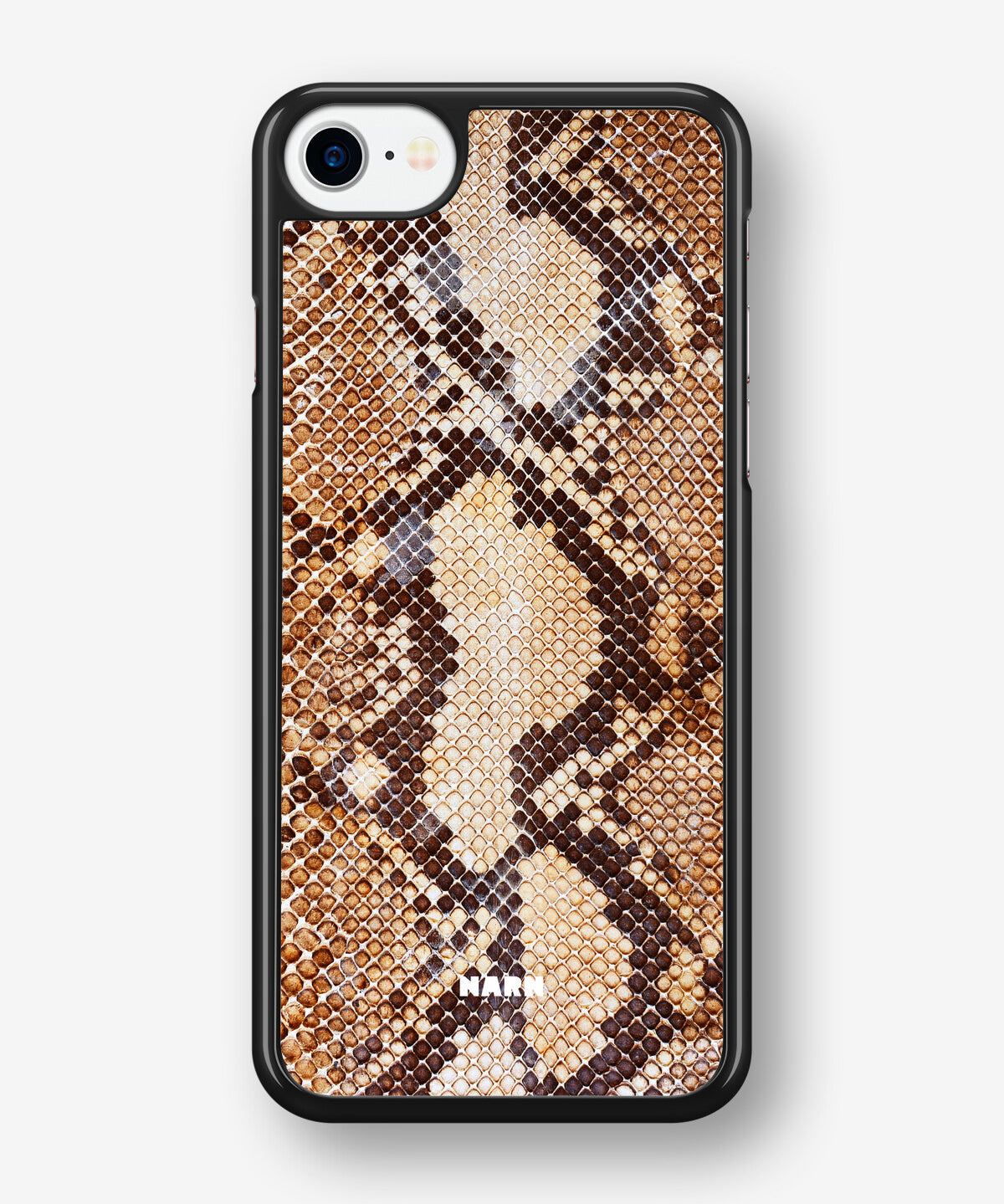 iPhone SE (2020/2022) Hard Case – Brown Snakeskin - View 1