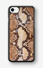 iPhone SE (2020/2022) Hard Case – Brown Snakeskin - View 1