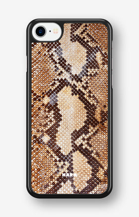 iPhone SE (2020/2022) Hard Case – Brown Snakeskin - View 1