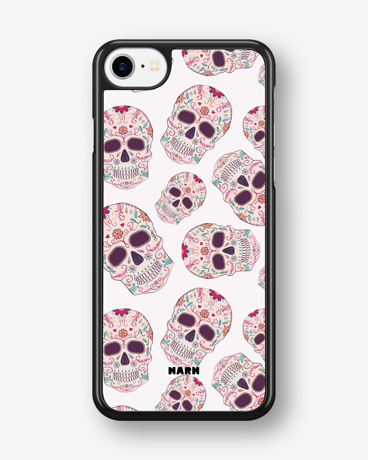 iPhone SE (2020/2022) Hard Case – Calavera Skulls - View 1