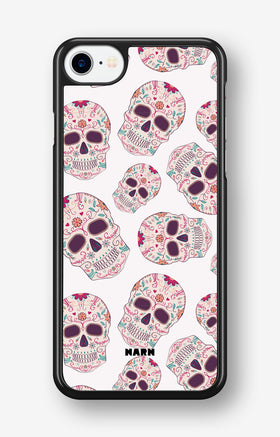 iPhone SE (2020/2022) Hard Case – Calavera Skulls - View 1