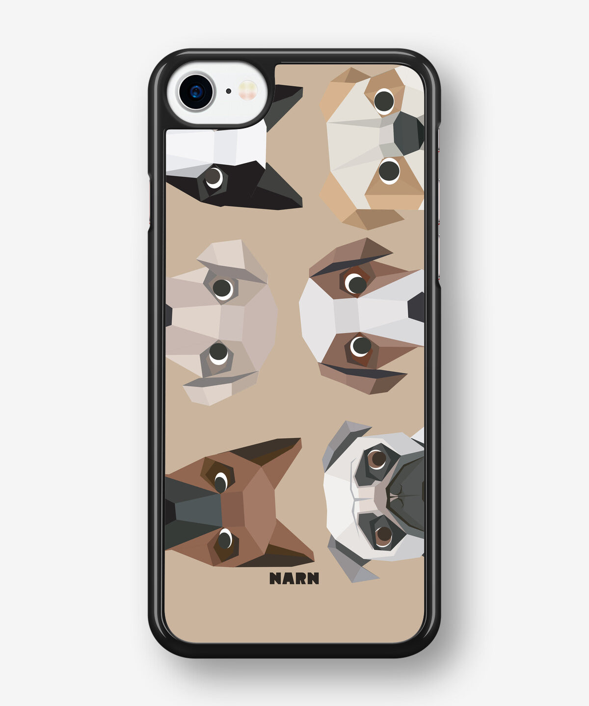 iPhone SE (2020/2022) Hard Case – Cute Dogs - View 1