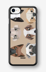 iPhone SE (2020/2022) Hard Case – Cute Dogs - View 1