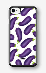 iPhone SE (2020/2022) Hard Case – Eggplant Pattern - View 1