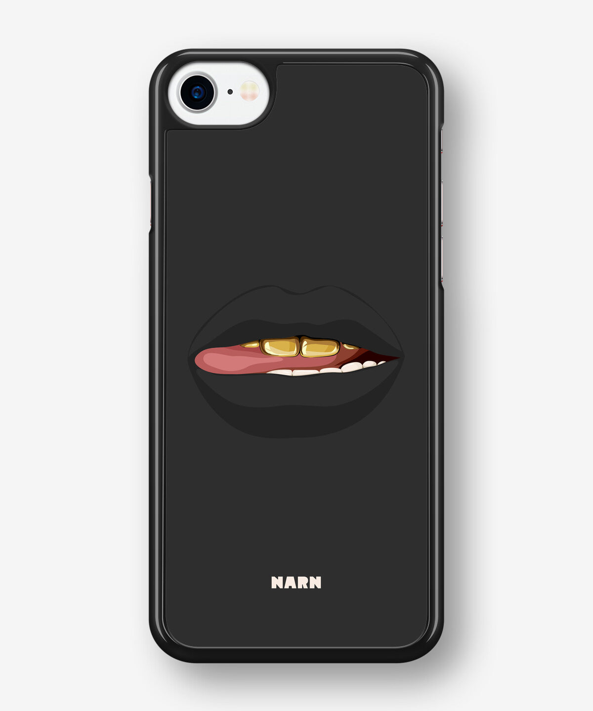 iPhone SE (2020/2022) Hard Case – Golden Lips - View 1