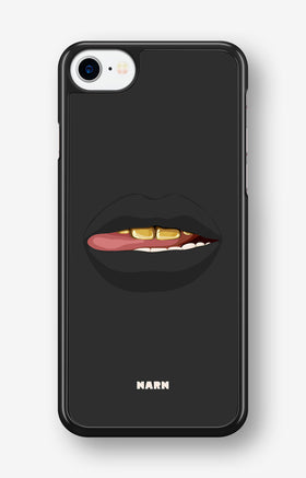 iPhone SE (2020/2022) Hard Case – Golden Lips - View 1