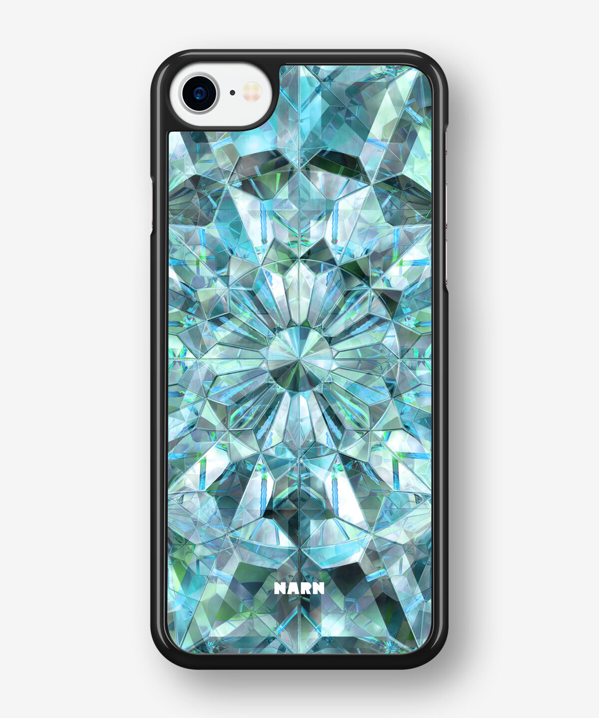 iPhone SE (2020/2022) Hard Case – Green Crystals - View 1