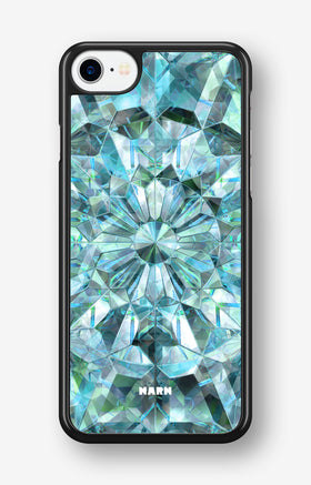 iPhone SE (2020/2022) Hard Case – Green Crystals - View 1