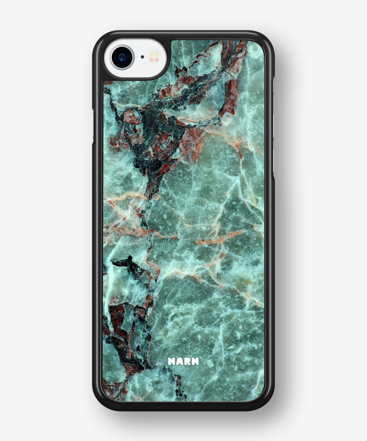 iPhone SE (2020/2022) Hard Case – Green Marble - View 1