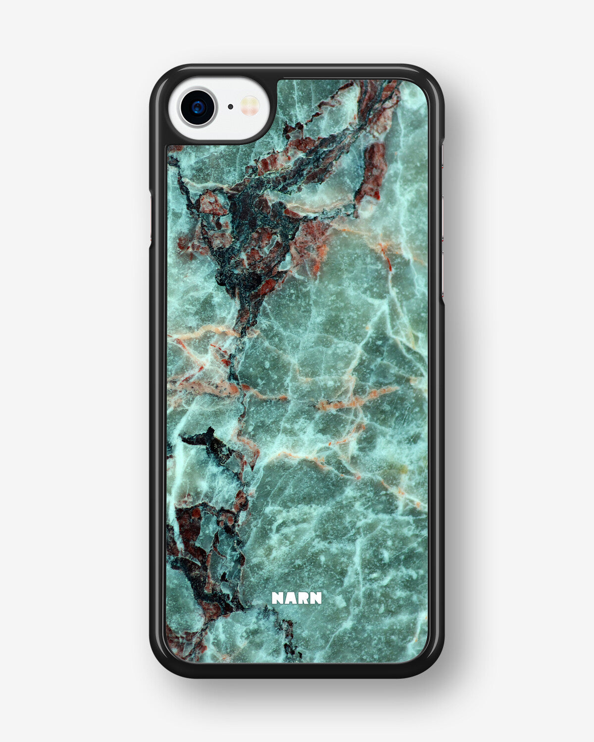 iPhone SE (2020/2022) Hard Case – Green Marble - View 1