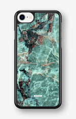 iPhone SE (2020/2022) Hard Case – Green Marble - View 1
