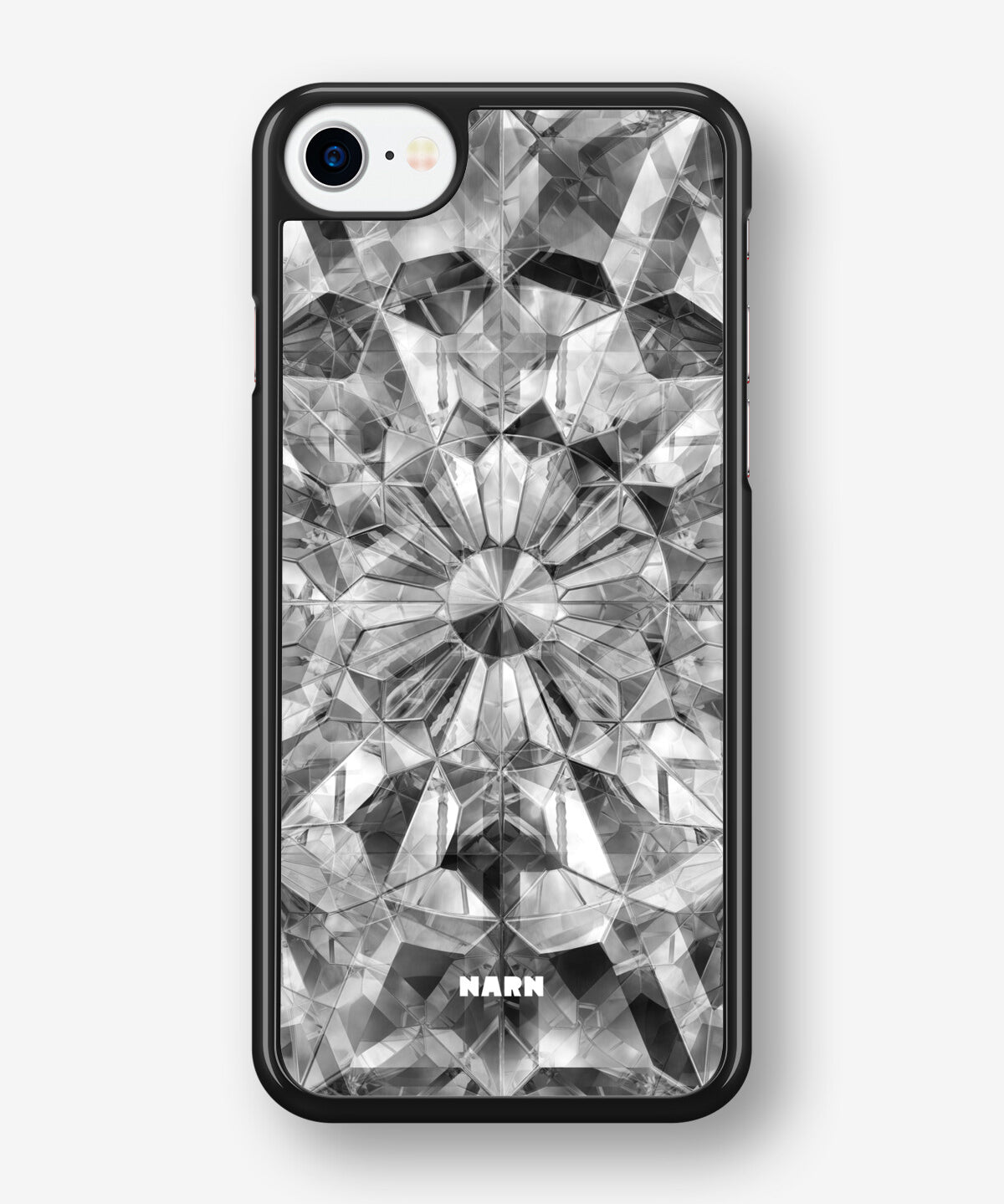 iPhone SE (2020/2022) Hard Case – Grey Crystals - View 1